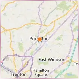 Princeton University Location Map Princeton University Location Map