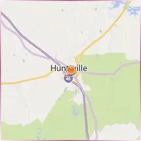 Sam Houston State University Location Map
