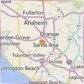 Santa Ana College Location Map Santa Ana College Location Map