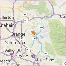 Santiago Canyon College Location Map Santiago Canyon College Location Map