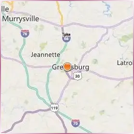 Seton Hill University Location Map Seton Hill University Location Map