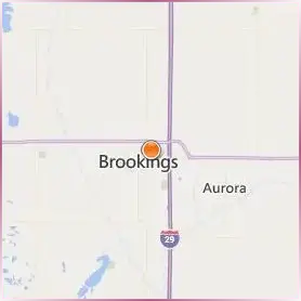 South Dakota State University Location Map