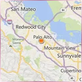 Stanford University Location Map Stanford University Location Map