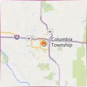 Stephens College Location Map