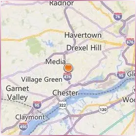 Swarthmore College Location Map Swarthmore College Location Map