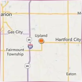 Taylor University Location Map