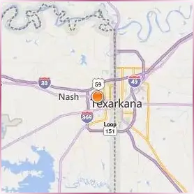 Texarkana College Location Map Texarkana College Location Map