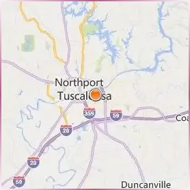 The University of Alabama Location Map The University of Alabama Location Map