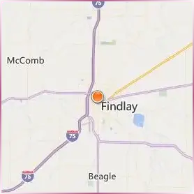 The University of Findlay Location Map The University of Findlay Location Map