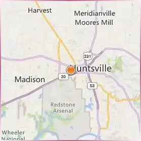 University of Alabama in Huntsville Location Map University of Alabama in Huntsville Location Map