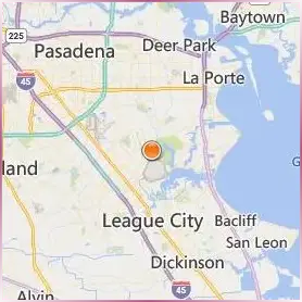 University of Houston Clear Lake Location Map