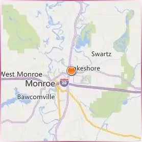 University of Louisiana at Monroe Location Map University of Louisiana at Monroe Location Map