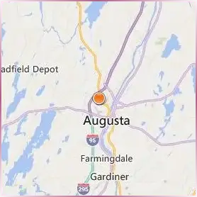 University of Maine at Augusta Location Map