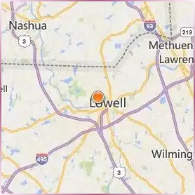 University of Massachusetts Lowell Location Map University of Massachusetts Lowell Location Map