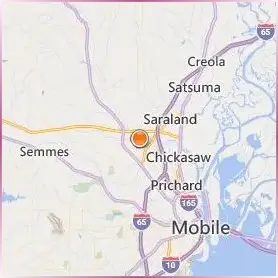 University of Mobile Location Map University of Mobile Location Map