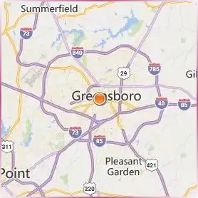 University of North Carolina at Greensboro Location Map University of North Carolina at Greensboro Location Map