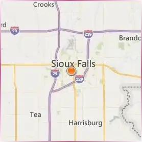 University of Sioux Falls Location Map University of Sioux Falls Location Map