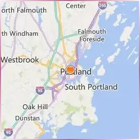 University of Southern Maine Location Map