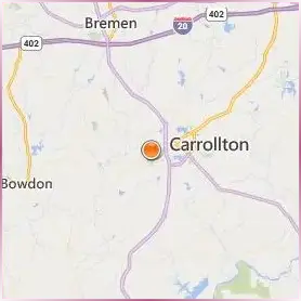 University of West Georgia Location Map University of West Georgia Location Map