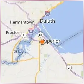University of Wisconsin Superior Location Map University of Wisconsin Superior Location Map