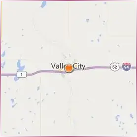 Valley City State University Location Map