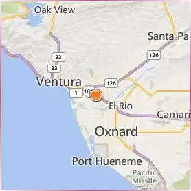 Ventura Adult and Continuing Education Location Map
