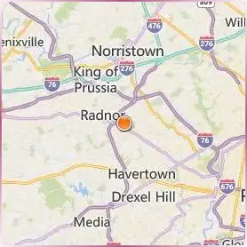 Villanova University Location Map Villanova University Location Map
