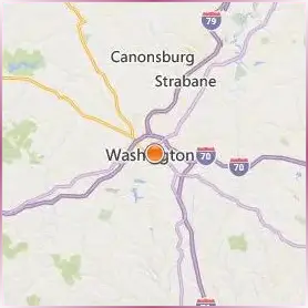 Washington & Jefferson College Location Map Washington & Jefferson College Location Map