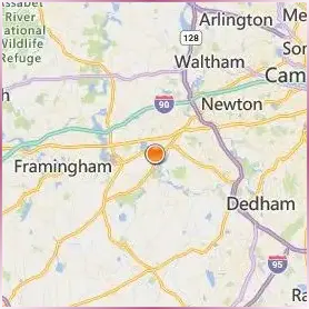 Wellesley College Location Map