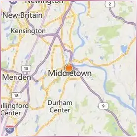 Wesleyan University Location Map Wesleyan University Location Map