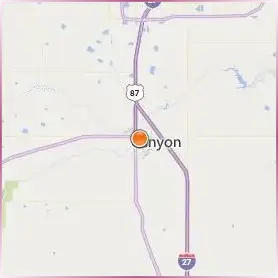 West Texas A & M University Location Map