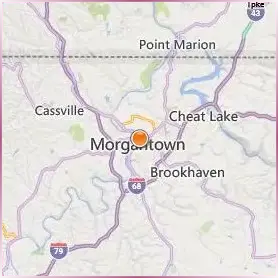 West Virginia University Location Map West Virginia University Location Map