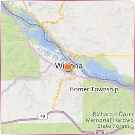 Winona State University Location Map Winona State University Location Map