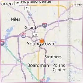 Youngstown State University Location Map Youngstown State University Location Map